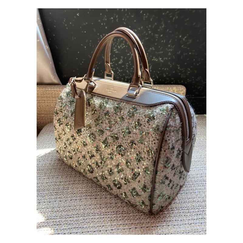 Louis Vuitton Limited Edition Khaki Monogram Sunshine Express Speedy Bag -  Yoogi's Closet