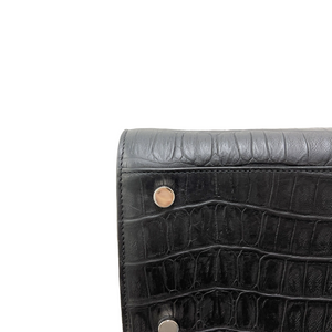 Small Sac De Jour Embossed Black SHW