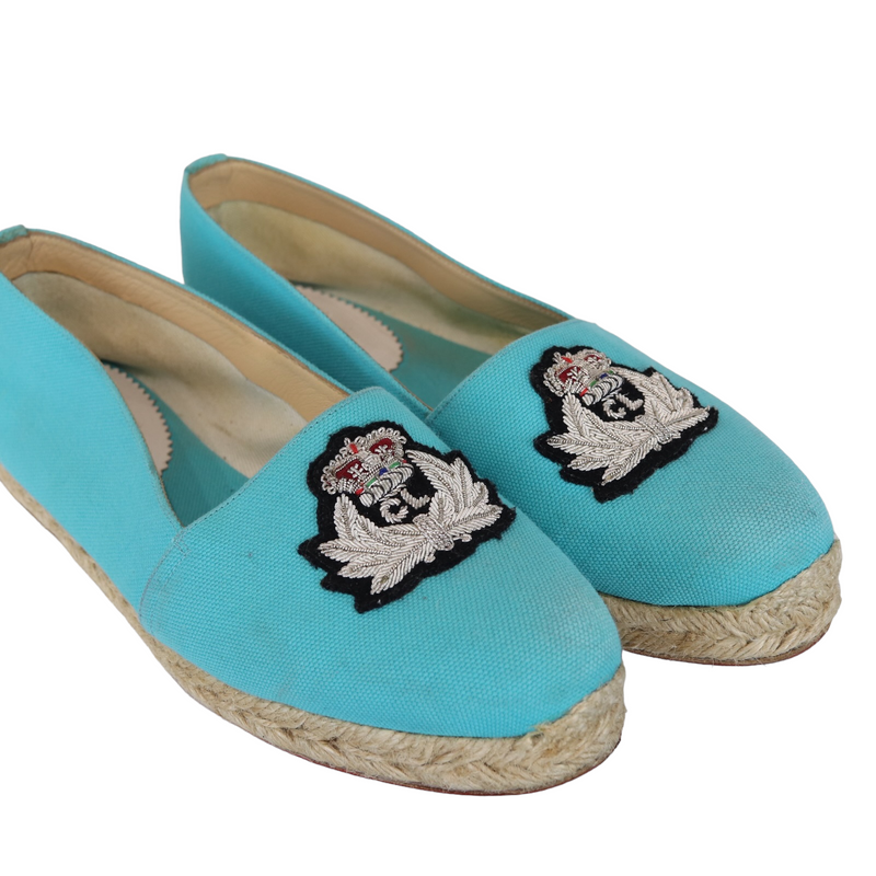 Flat Espadrilles Blue 37