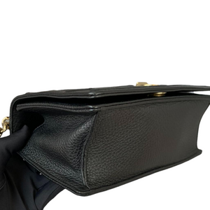 Medium Diorama Leather Black GHW