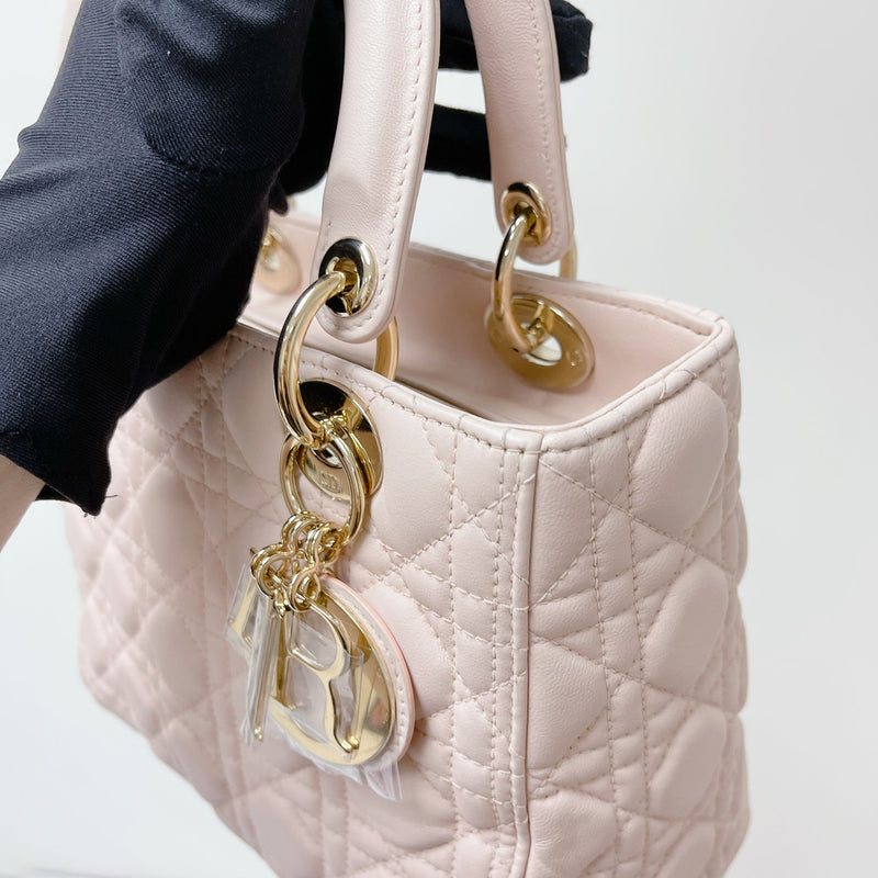 Lady Dior Medium Pink with GHW