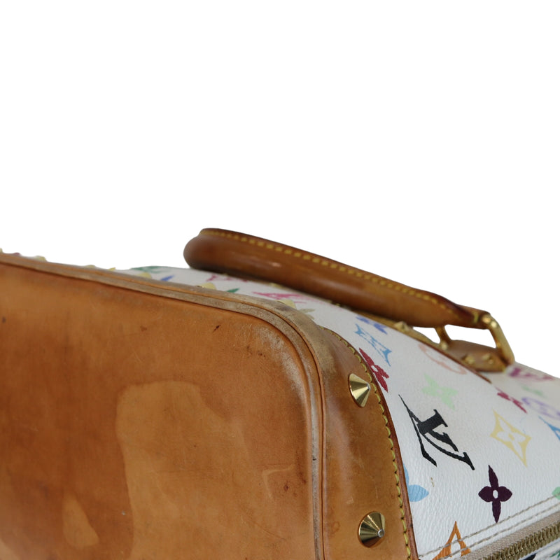 Monogram Multicolor Alma PM White GHW