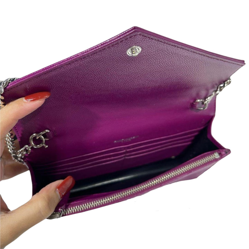 Envelope Chain Wallet Purple SHW