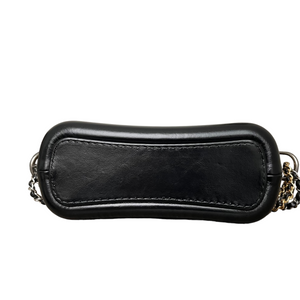 Calfskin Quilted Small Gabrielle Beige Black