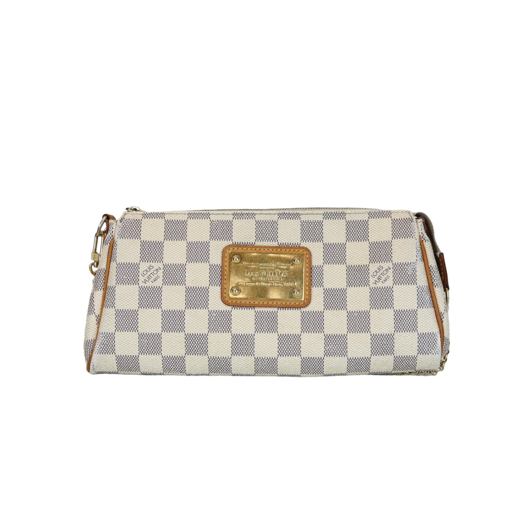 Eva Damier Azur Monogram White GHW