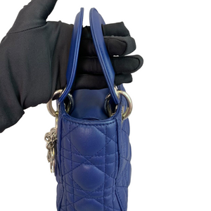 Mini Lady Dior Lambskin Blue SHW