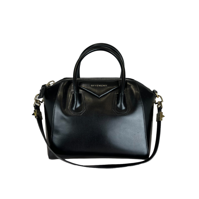 Antigona Small Black Smooth Black GHW | Bag Religion