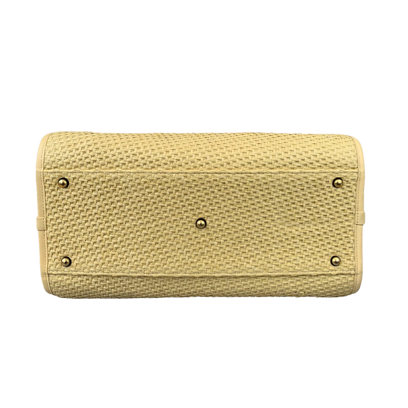 Deauville Large Straw Beige GHW
