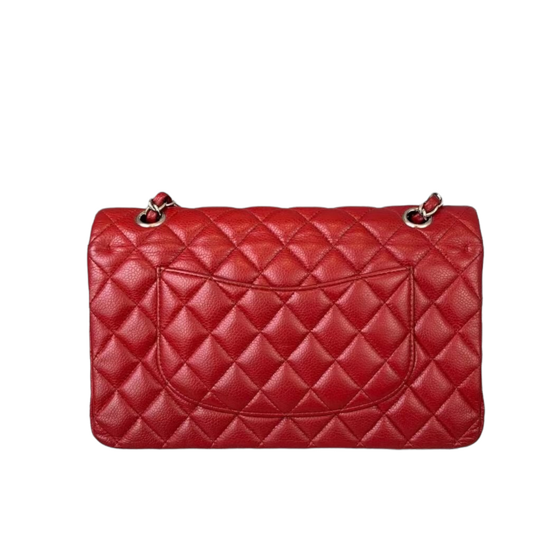 Red chanel sales flap bag