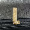 Classic Single Flap Maxi Caviar Black GHW