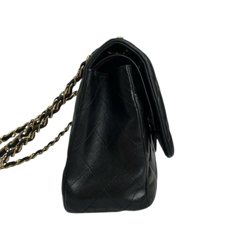 Jumbo Classic Double Flap Lambskin Black GHW