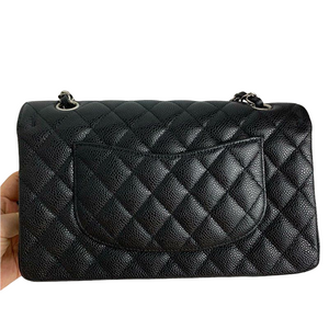 Classic Flap Caviar Medium Black SHW
