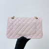 Classic Double Flap Medium Pink lambskin GHW