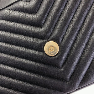 Quilted Medium College Black GHW