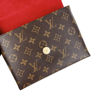 Locky BB Monogram Canvas Brown/Red GHW