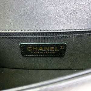 Small Boy Bag Caviar Calfskin Black GHW