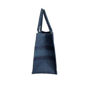 Dior Oblique Small Book Tote Denim