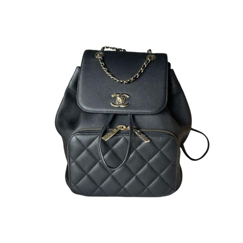 chanel black quilted leather large backpack CHANEL Quilted Backpack in Deep Red – Bag Religion