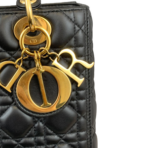 Lady Dior Medium Black GHW