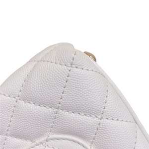 Coco Handle Mini Caviar White LGHW