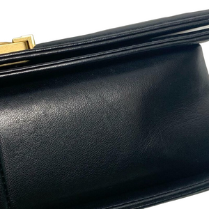 Boy Old Medium Lambskin Black GHW