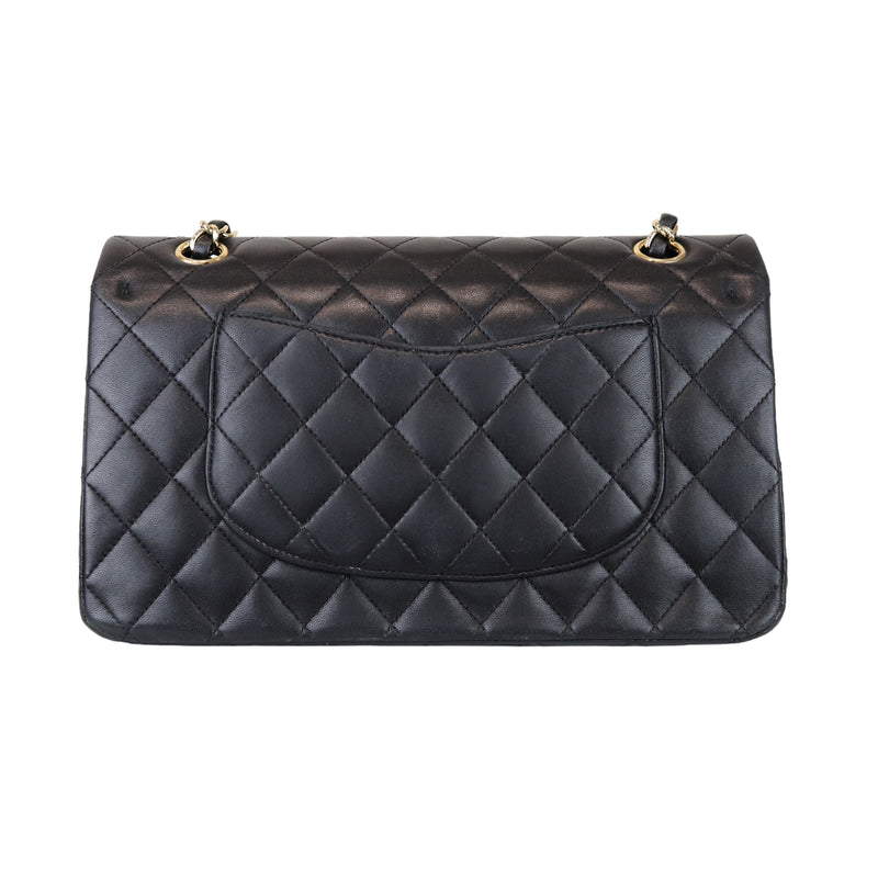 Classic Flap Black Medium Lambskin GHW