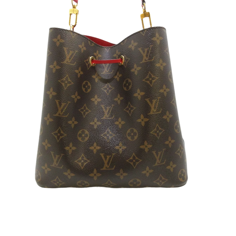 Luxury Monogram Canvas and Leather Handbag Neonoe