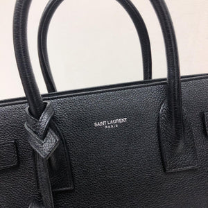 Baby Sac De Jour in Black Grained Leather