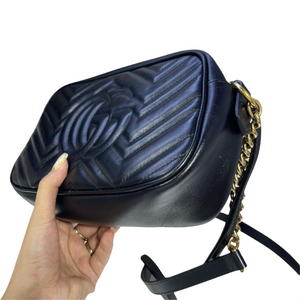 Marmont Leather Camera Small Black GHW