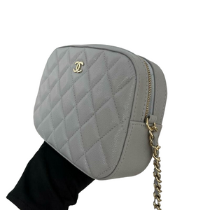 Camera Quilted Camera Case Grey GHW