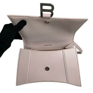 Hourglass Small Smooth Leather Pink RHW