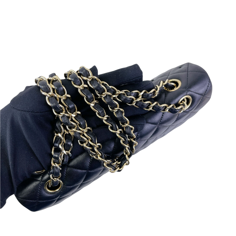 Classic Flap Medium Lambskin Black GHW
