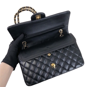 Classic Flap Black Medium Lambskin GHW