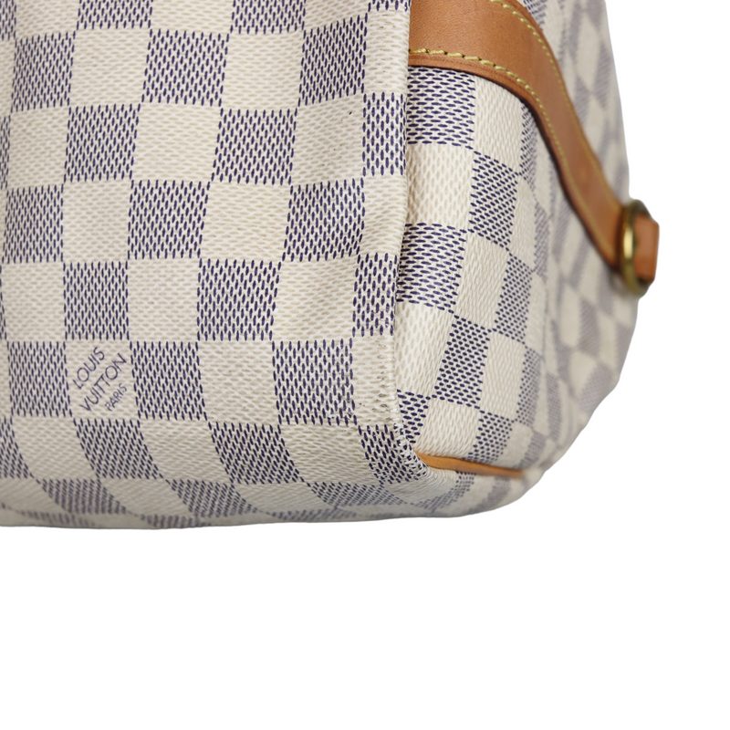 LOUIS VUITTON Speedy Bandouliere 30 Damier Azur Shoulder Hand Bag