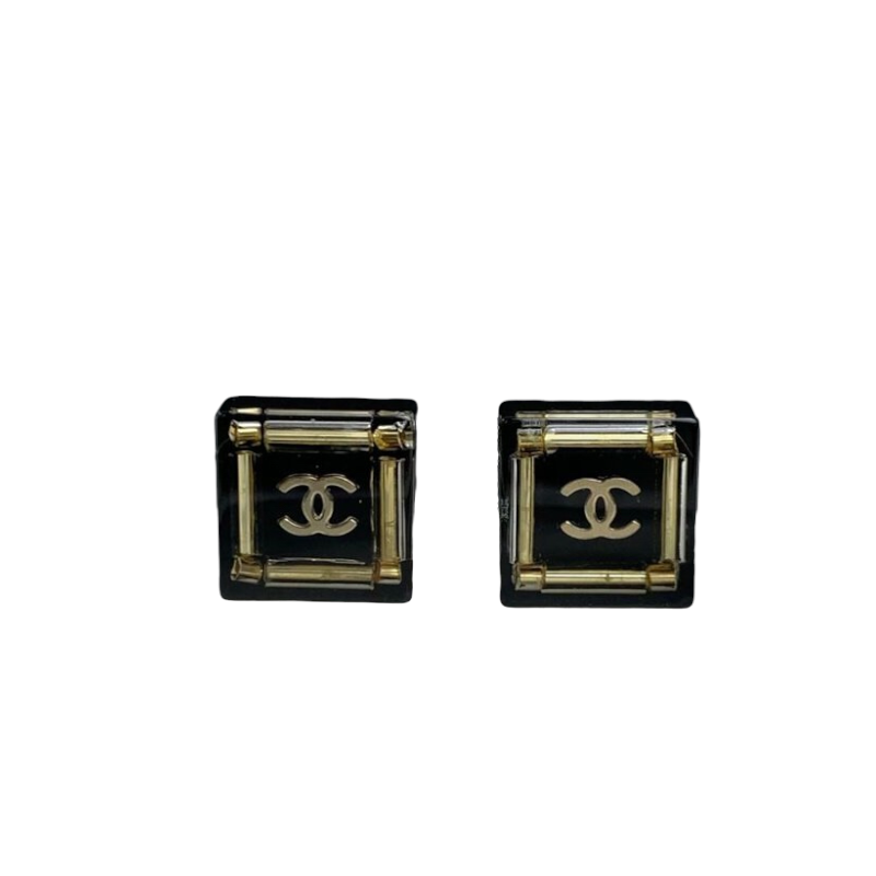 Square Acrylic Earrings GHW