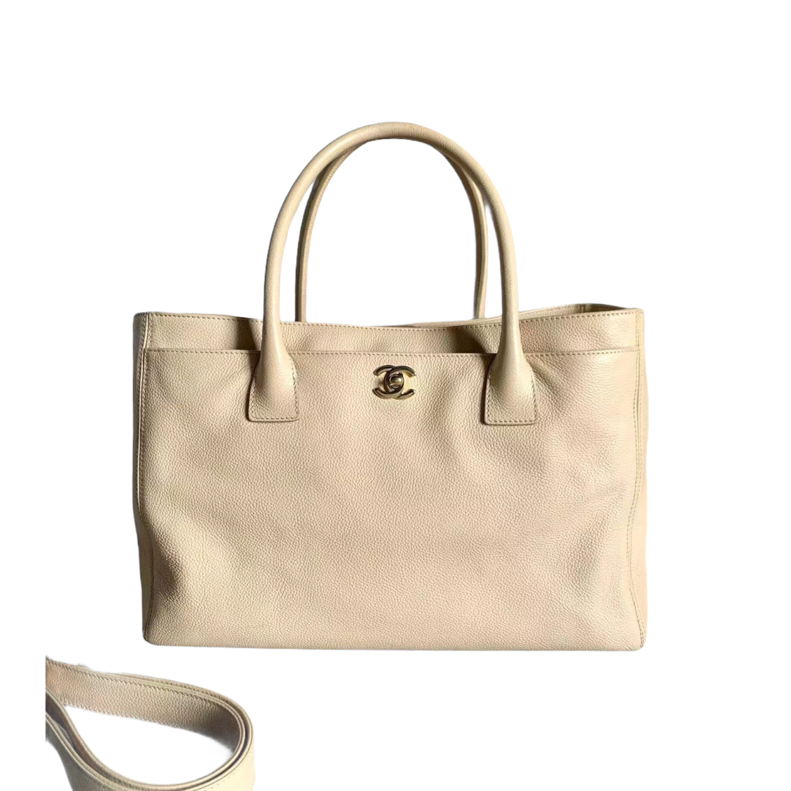 Beige chanel tote online