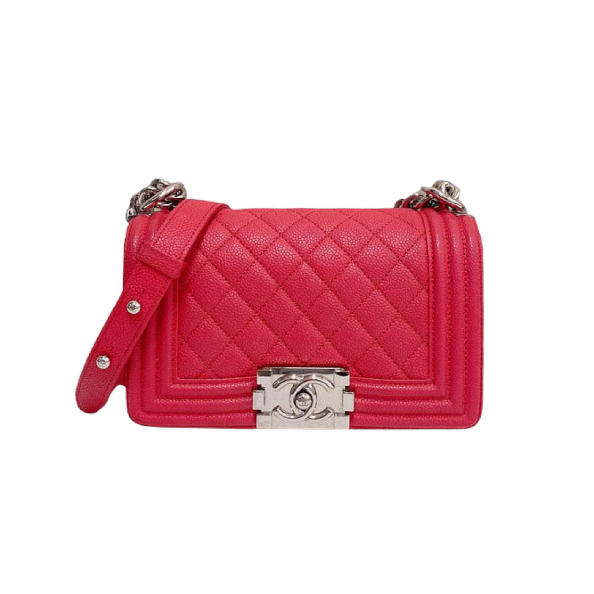Chanel Boy Bag Small Caviar Pink SHW Bag Religion