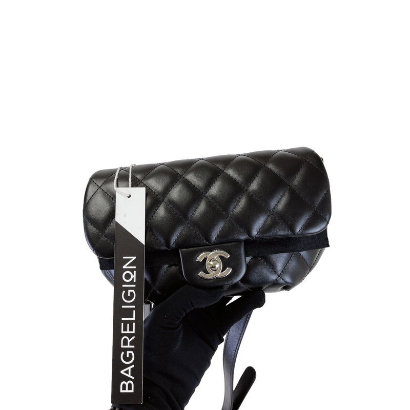 Chanel Uniform Quilted Belt Bag Black SHW BrandConscious Authentics #55 Chanel Uniform Quilted Belt Bag Black SHW BrandConscious Authentics