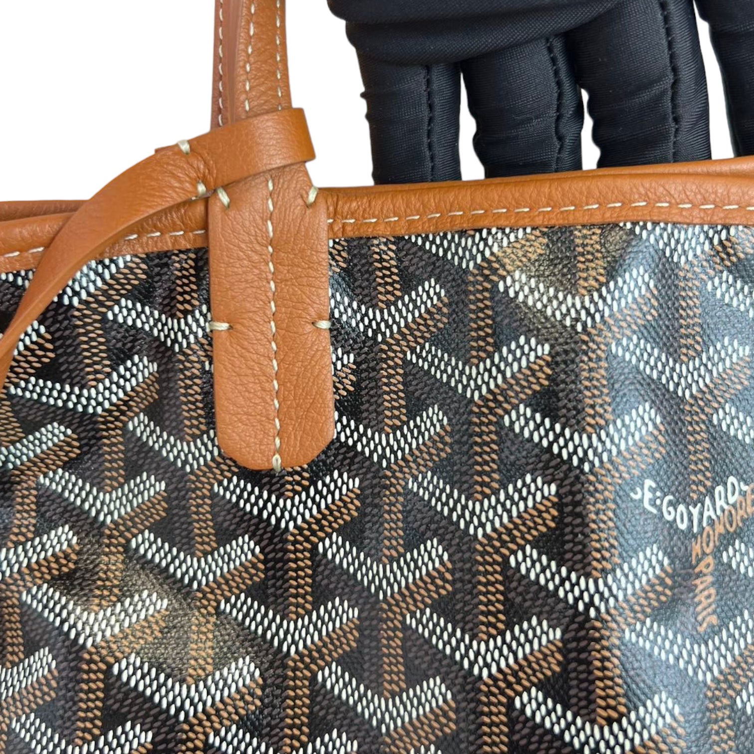 Mini Anjou Tote Canvas Brown SHW – Bag Religion