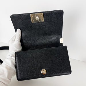 Small Le Boy Caviar Black GHW