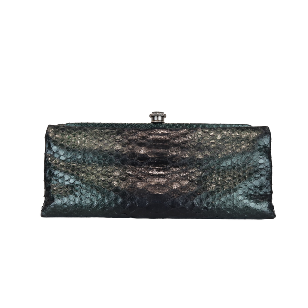 Exotic Python Clutch Green RHW