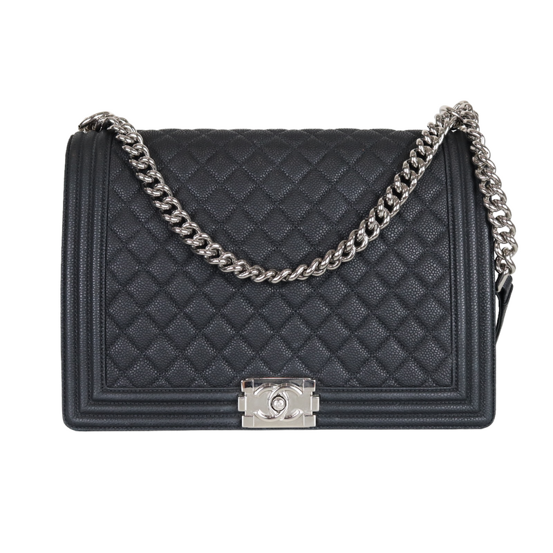 Chanel Timeless CC Bowling Bag in Black Caviar SHW – Brands Lover