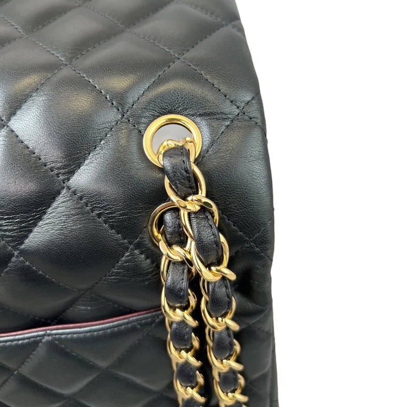 Classic Double Flap Jumbo Lambskin Black GHW