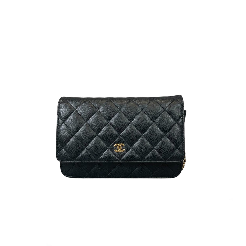 WOC Quilted Caviar Black GHW