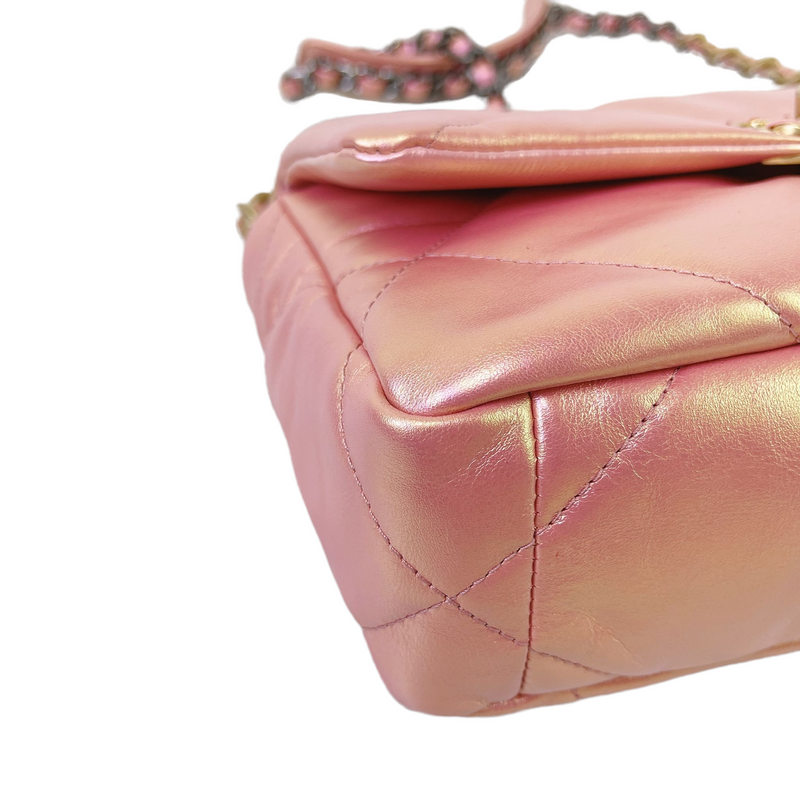 Small Chanel 19 Quilted Flap Bag MHW