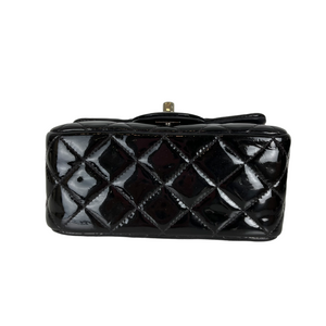Classic Patent Mini Square Black SHW