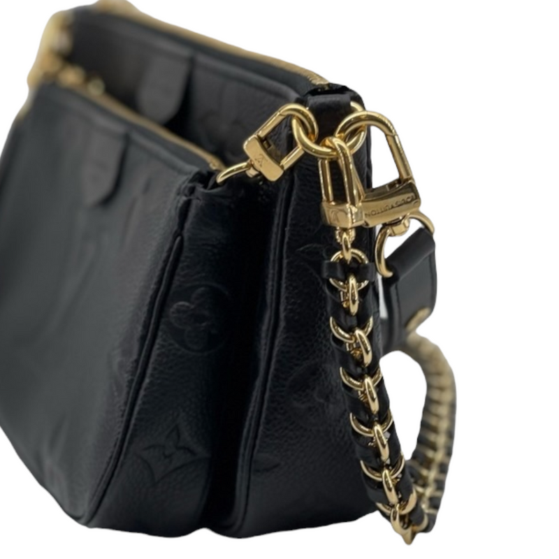 Louis Vuitton Multi Pochette Accessoires Bag Monogram Leather In Black -  Praise To Heaven