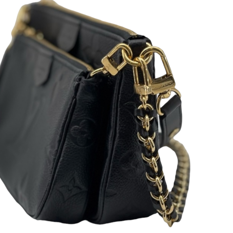 multi pochette black strap