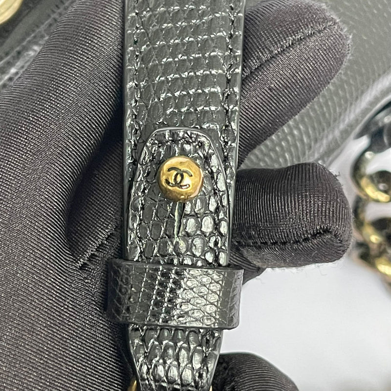 Perfect Edge Flap Lizard Black GHW