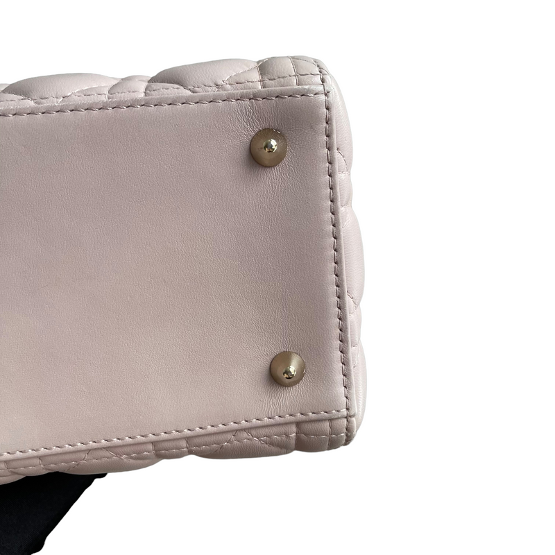 Lady Dior Medium Pink Lambskin GHW